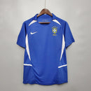 Retro Camisa Brasil Azul 2002